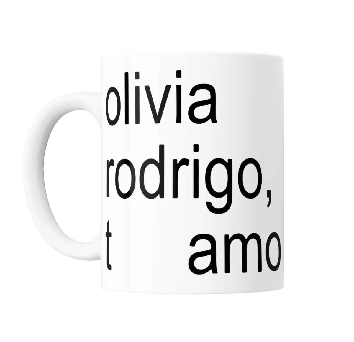 Taza de Cerámica Olivia Rodrigo Te Amo - vista 2