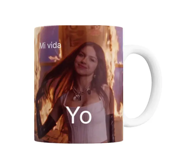 Taza de Cerámica Olivia Rodrigo Mi vida Yo