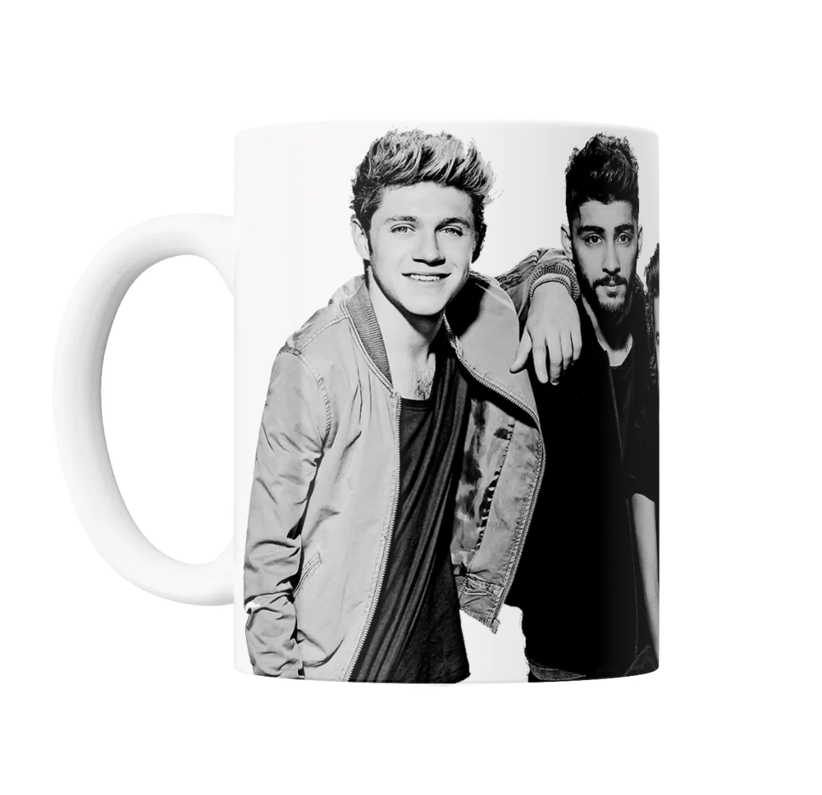 Taza de Cerámica One Direction Banda Foto Blanco y Negro - vista 2