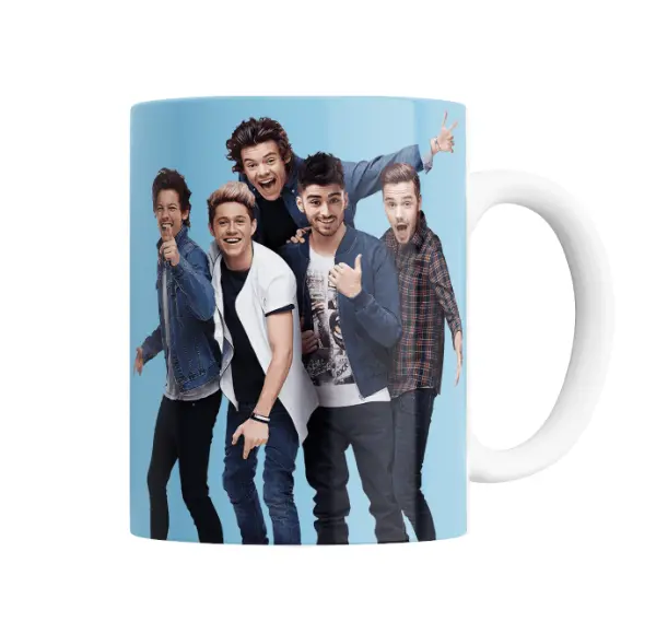 Taza de Cerámica One Direction Banda Foto Grupal