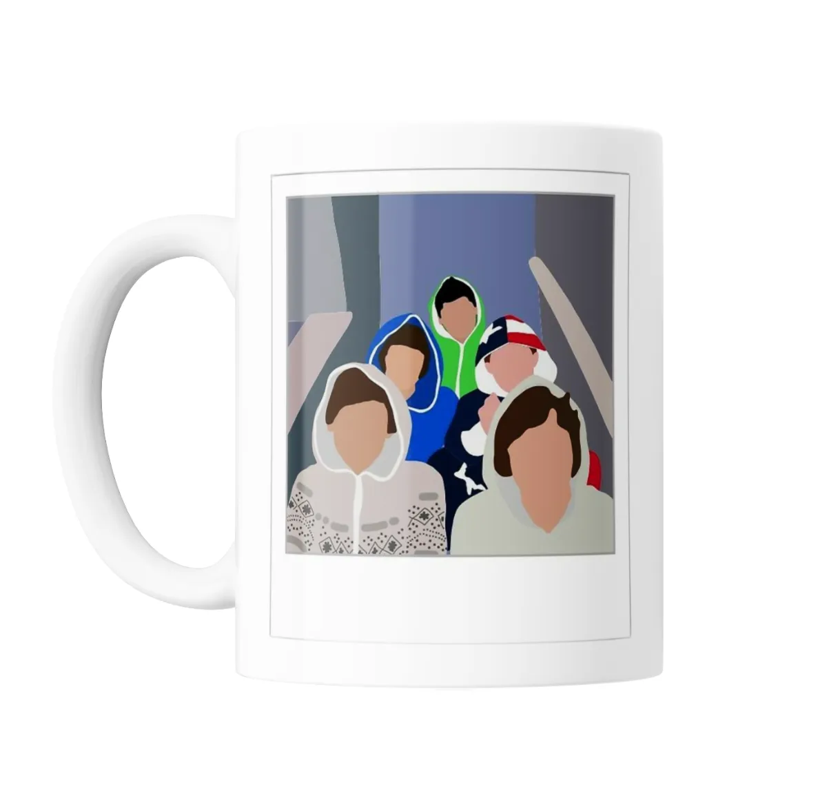 Taza de Cerámica One Direction Cinco Chicos con Capucha - vista 2