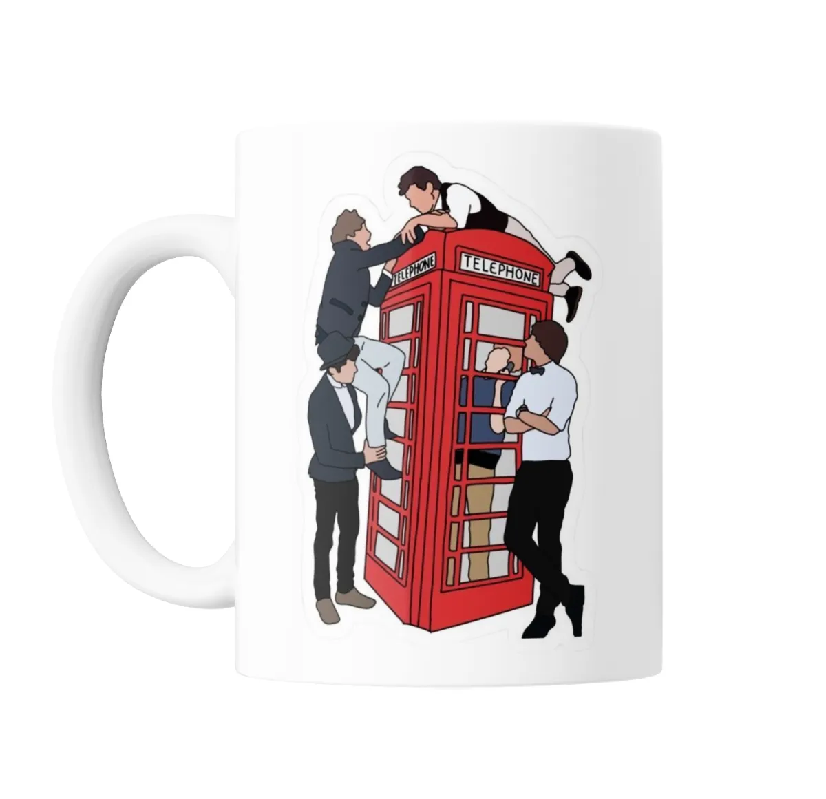 Taza de Cerámica One Direction Cabina Telefónica - vista 2