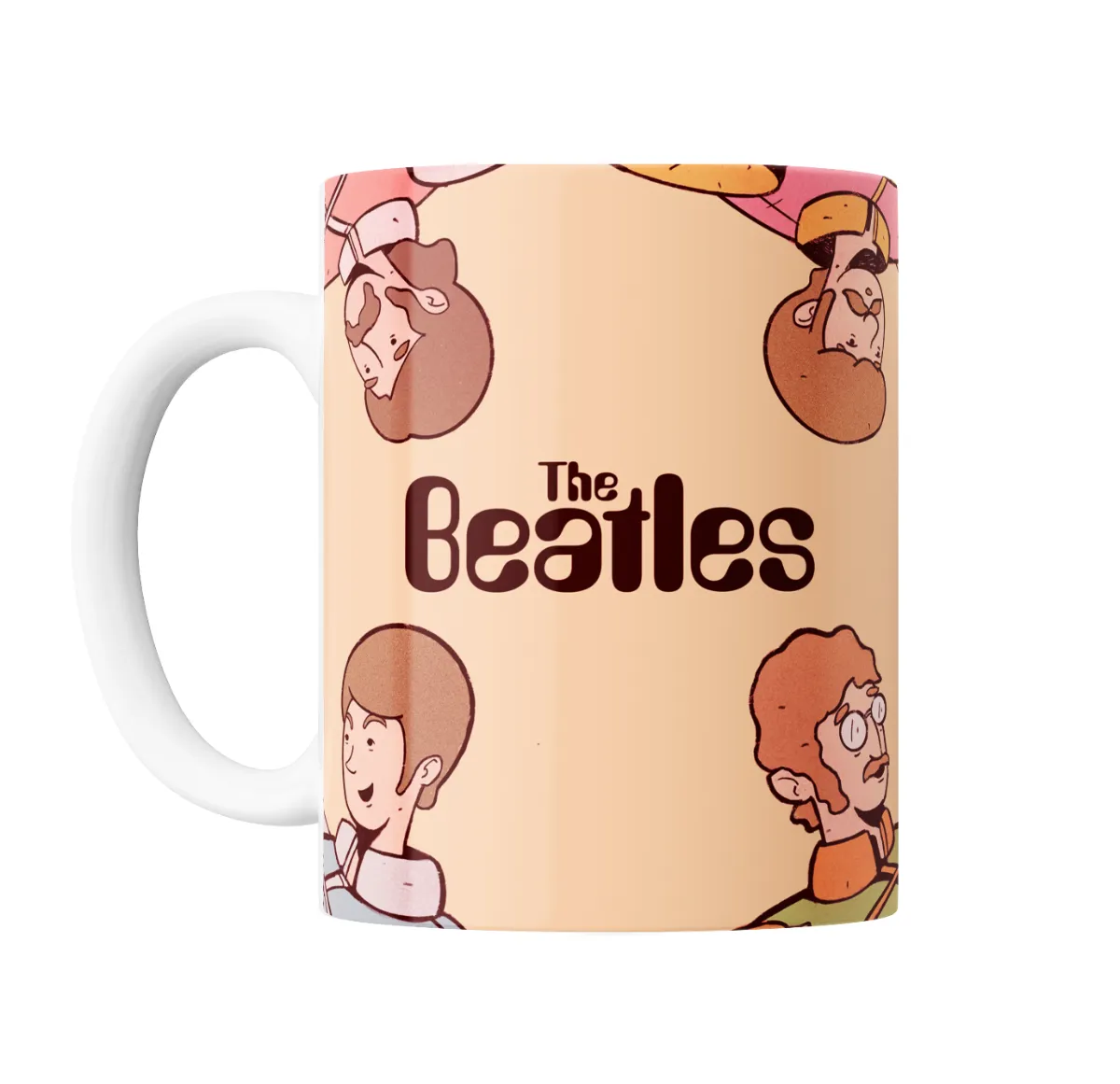 Taza de Cerámica The Beatles Cartoon - vista 2
