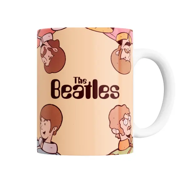 Taza de Cerámica The Beatles Cartoon