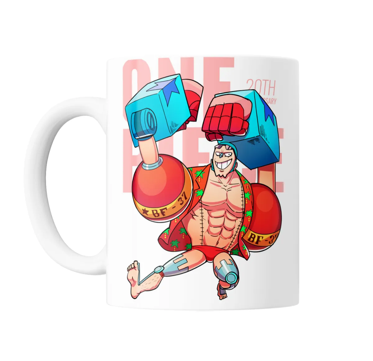 Taza de Cerámica One Piece Franky 20th Anniversary - vista 2