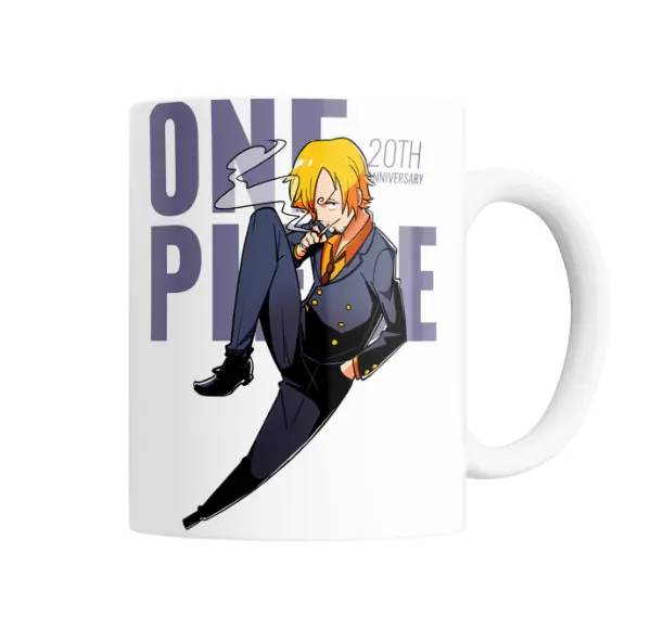 Taza de Cerámica One Piece Sanji 20th Anniversary