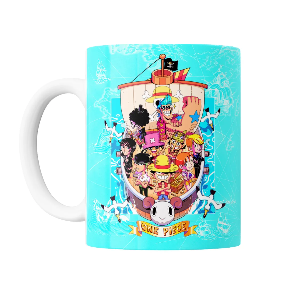 Taza de Cerámica One Piece Sunny Tripulación Sombrero de Paja - vista 2