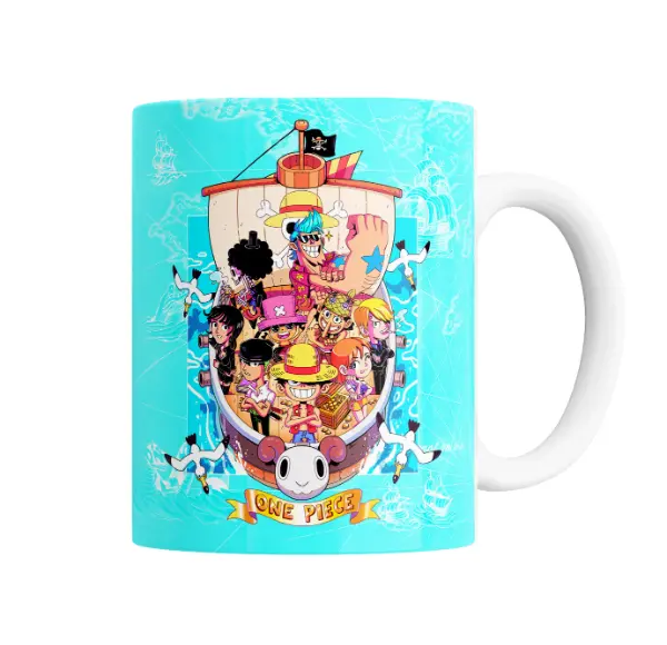 Taza de Cerámica One Piece Sunny Tripulación Sombrero de Paja
