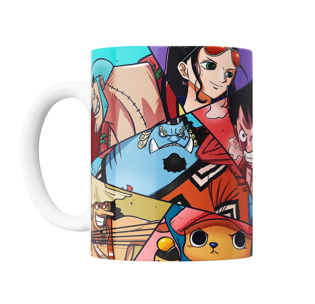 Taza de Cerámica One Piece Luffy Nami Chopper Jinbe - vista 2