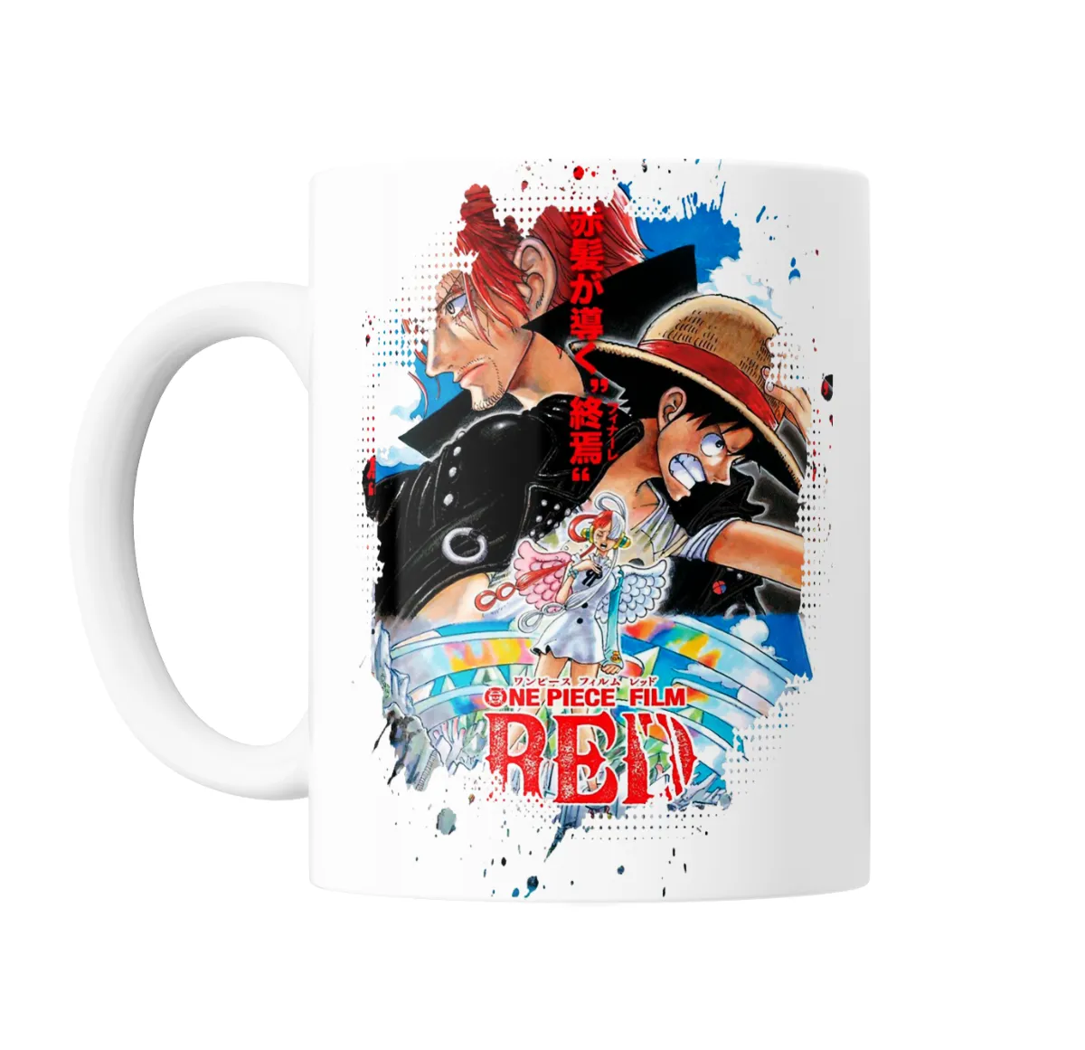 Taza de Cerámica One Piece Film Red Shanks y Luffy - vista 2