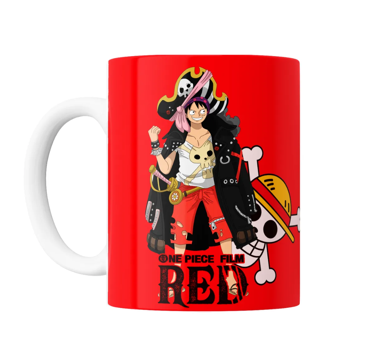 Taza de Cerámica One Piece Film Red Luffy y Uta - vista 2