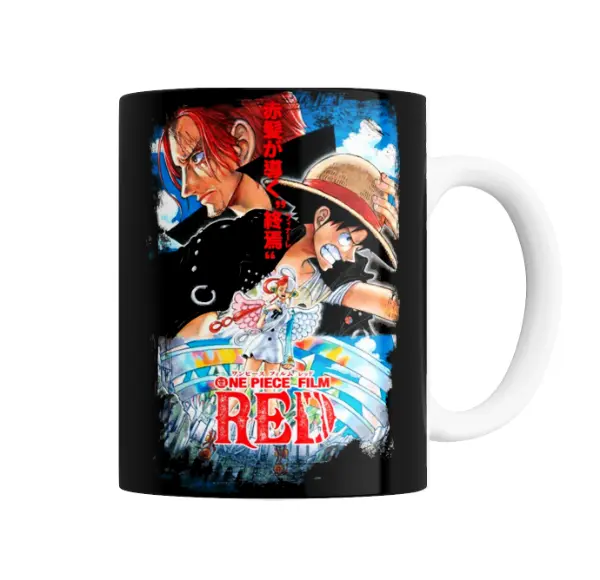 Taza de Cerámica One Piece Film Red Shanks y Luffy