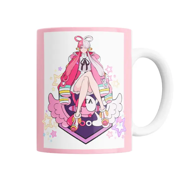 Taza de Cerámica One Piece Uta Film Red Estrellas