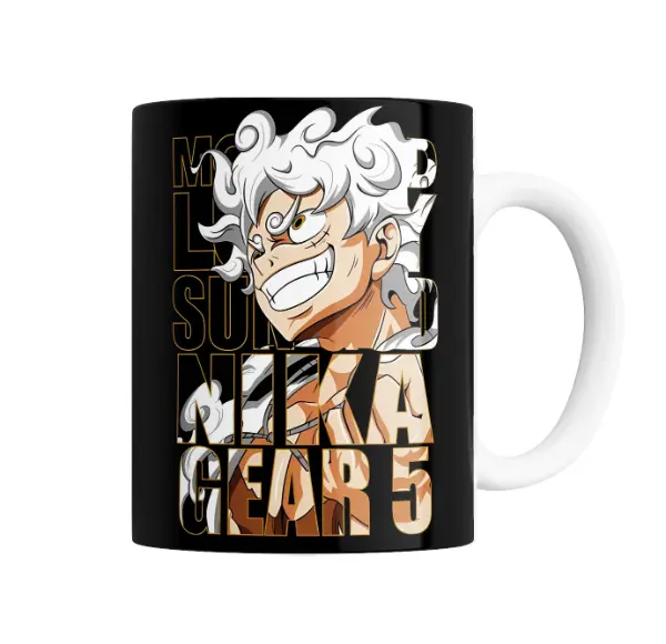 Taza de Cerámica One Piece Luffy Nika Gear 5
