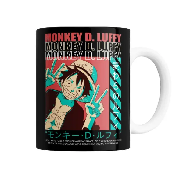 Taza de Cerámica One Piece Monkey D. Luffy Pose Victoria