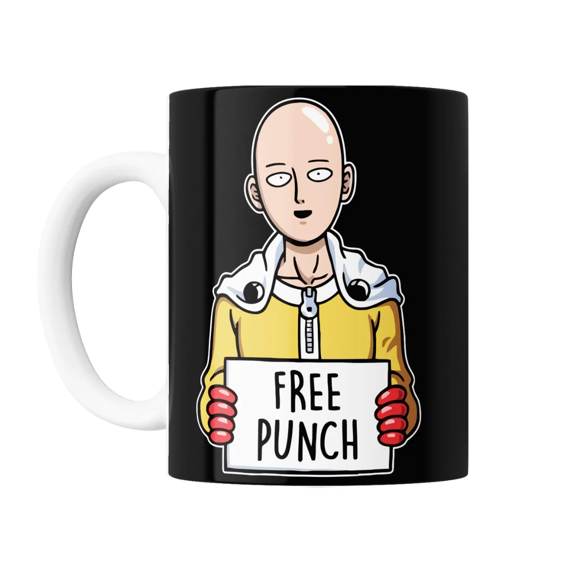 Taza de Cerámica One Punch Man Saitama Free Punch - vista 2