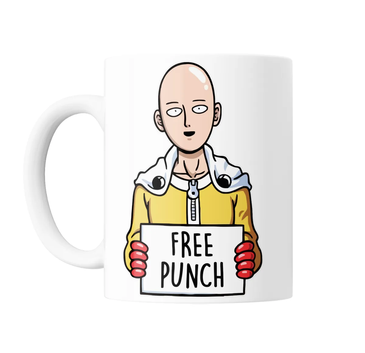 Taza de Cerámica One Punch Man Saitama Free Punch - vista 2