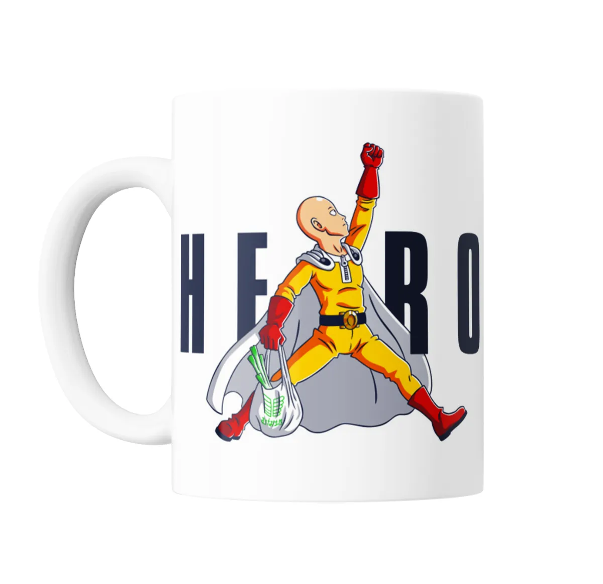 Taza de Cerámica One Punch Man Saitama Hero Estilo Jordan - vista 2
