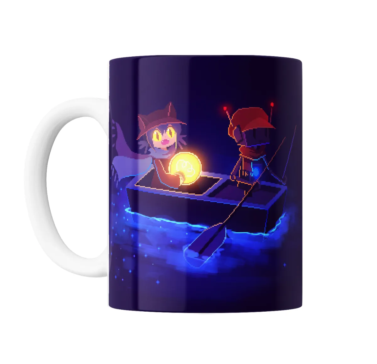 Taza de Cerámica One Shot Niko con el Sol en la Barca - vista 2