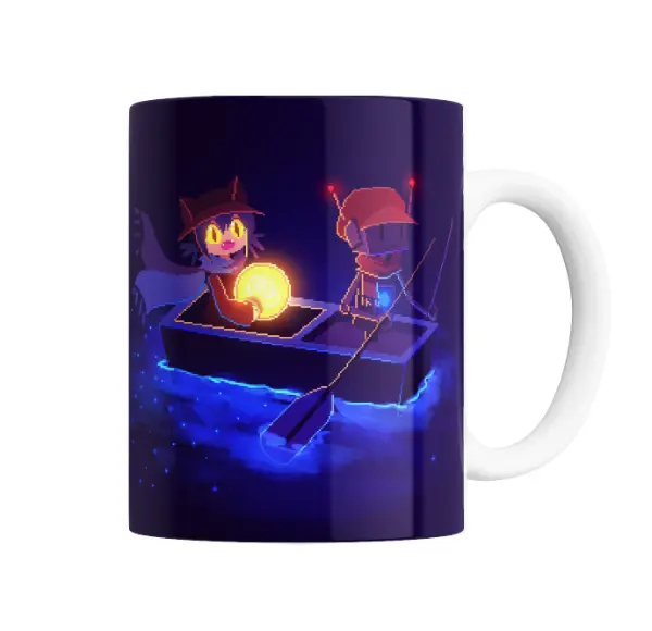 Taza de Cerámica One Shot Niko con el Sol en la Barca