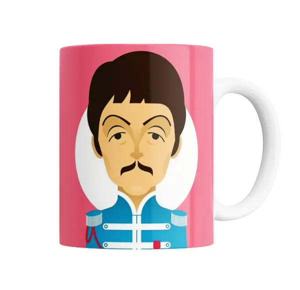 Taza de Cerámica The Beatles Paul McCartney Sgt. Pepper