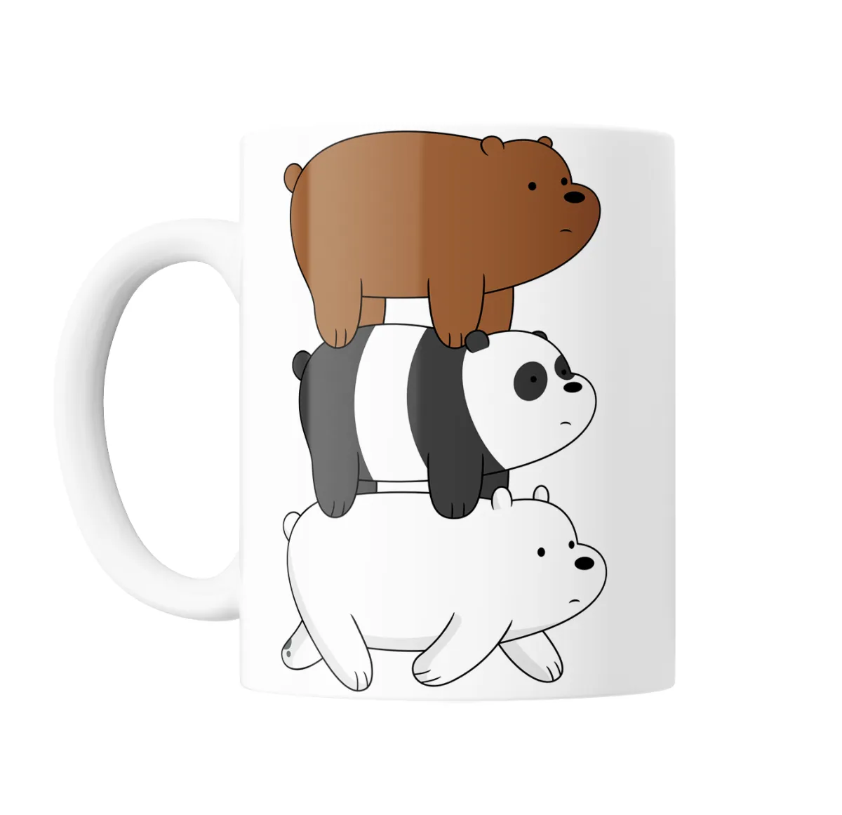Taza de Cerámica Osos Escandalosos Grizzly Panda y Oso Polar - vista 2