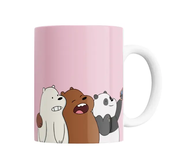Taza de Cerámica Osos Escandalosos Selfie