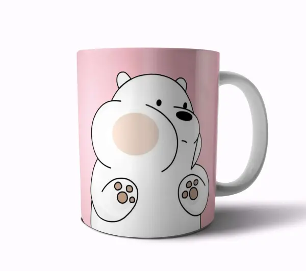 Taza de Cerámica Osos Escandalosos Oso Polar