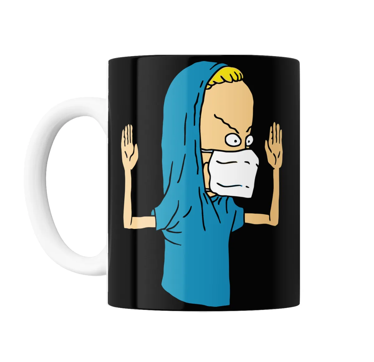 Taza de Cerámica Beavis and Butthead Beavis con Barbijo - vista 2