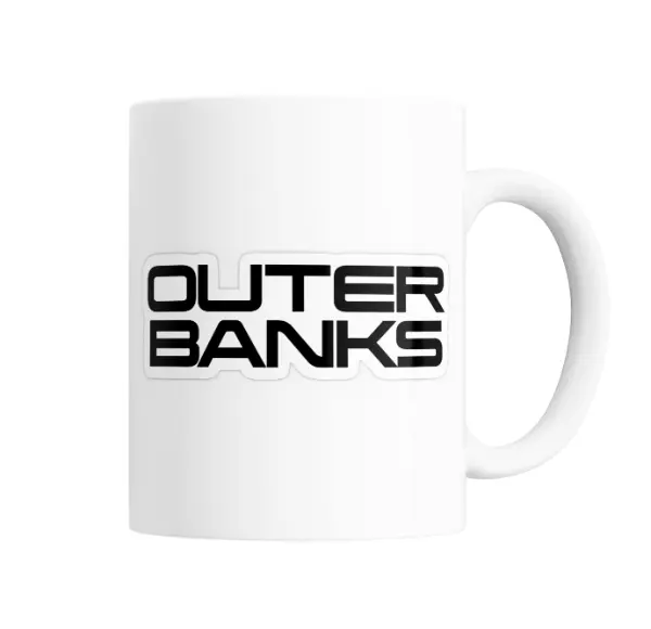 Taza de Cerámica Outer Banks Logo