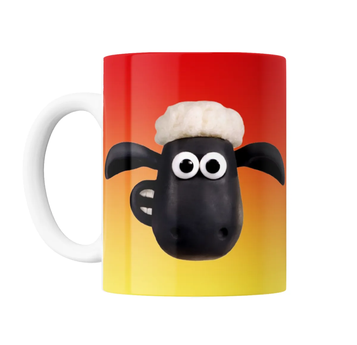Taza de Cerámica Oveja Shaun Cara - vista 2