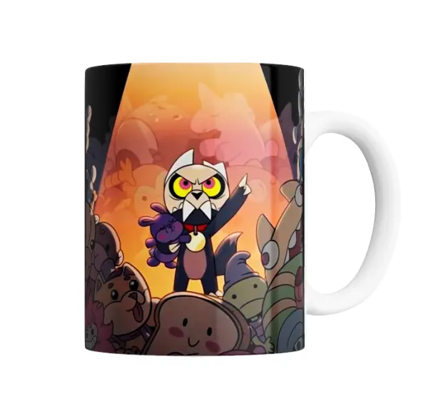 Taza de Cerámica Owl House King con Peluche