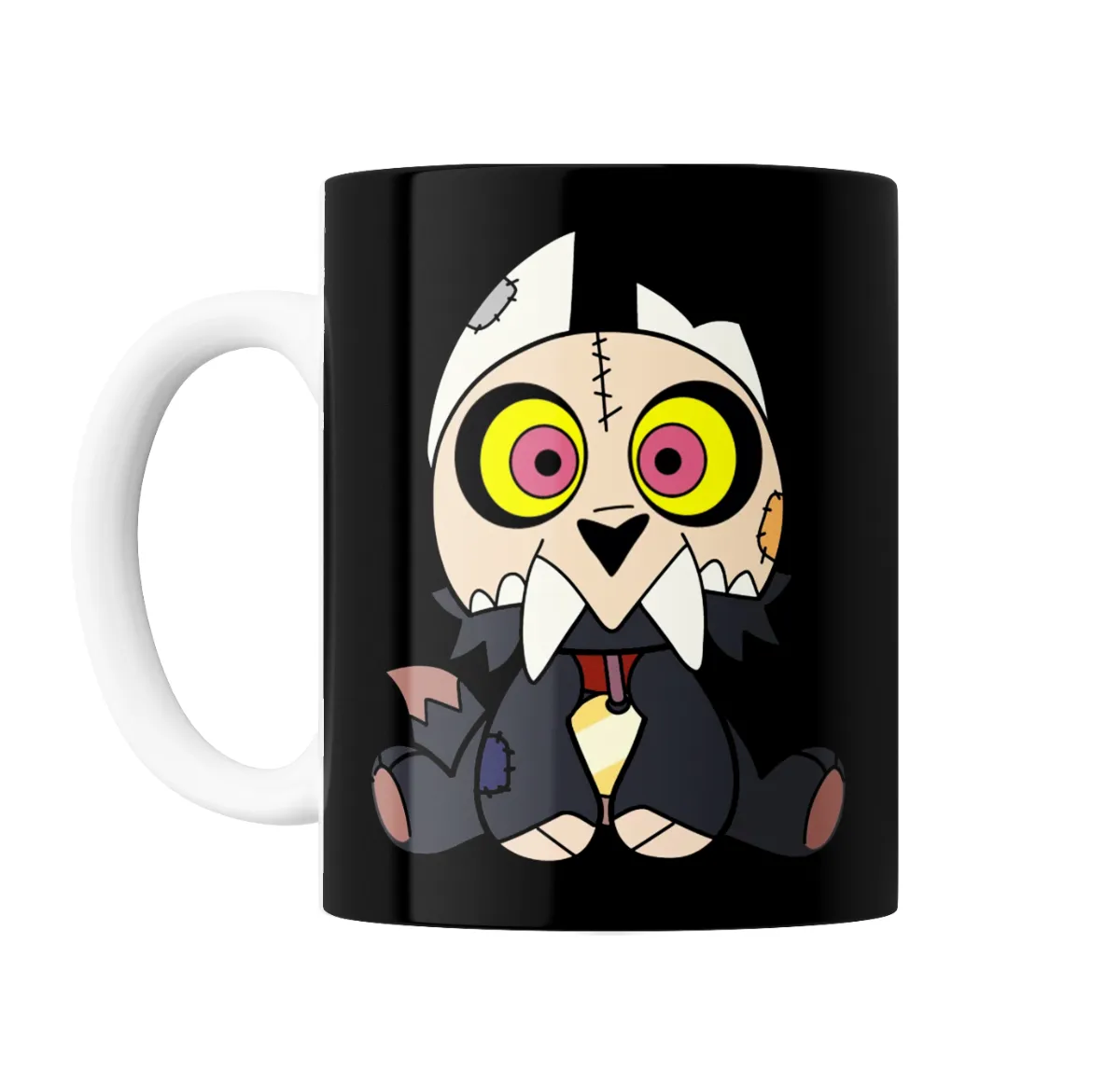 Taza de Cerámica Owl House Muñeco Cosido con Corbata - vista 2