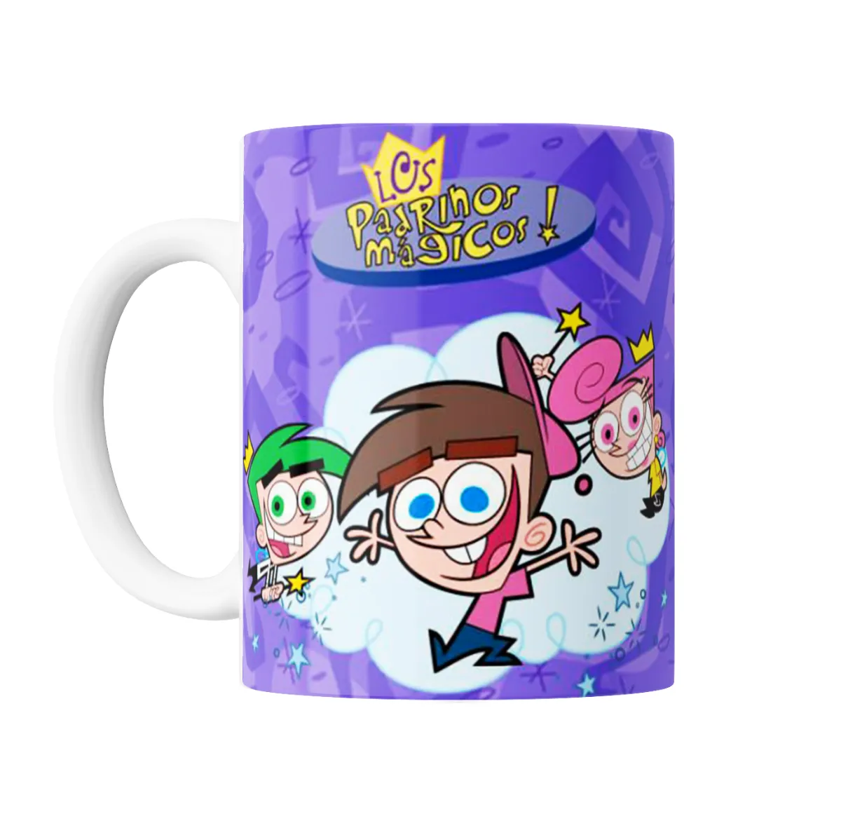 Taza de Cerámica Padrinos Magicos Timmy Cosmo y Wanda - vista 2