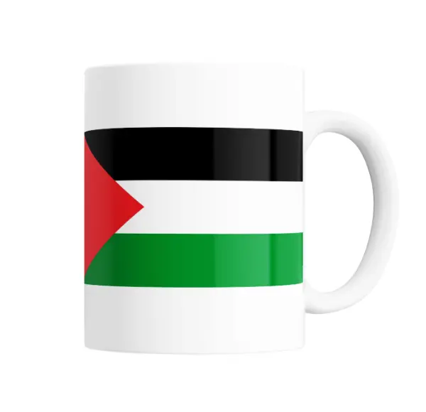 Taza de Cerámica Palestina Bandera