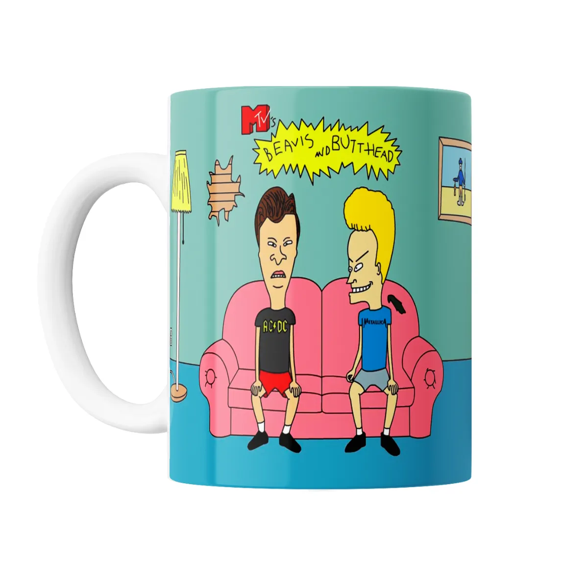 Taza de Cerámica Beavis and Butthead en el Sillón - vista 2