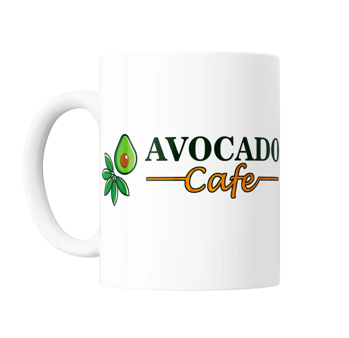 Taza de Cerámica Avocado Cafe Logo Paltas - vista 2