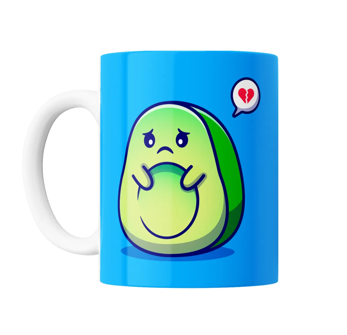 Taza de Cerámica Palta Triste Corazón Roto - vista 2