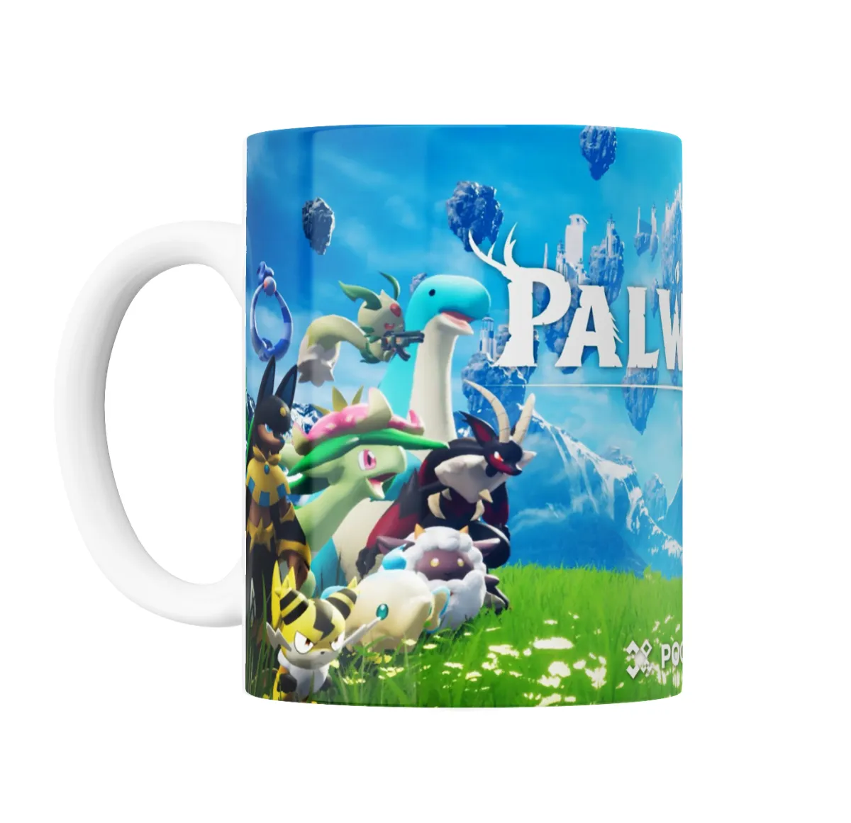 Taza de Cerámica Palworld Mundo Abierto Criaturas - vista 2