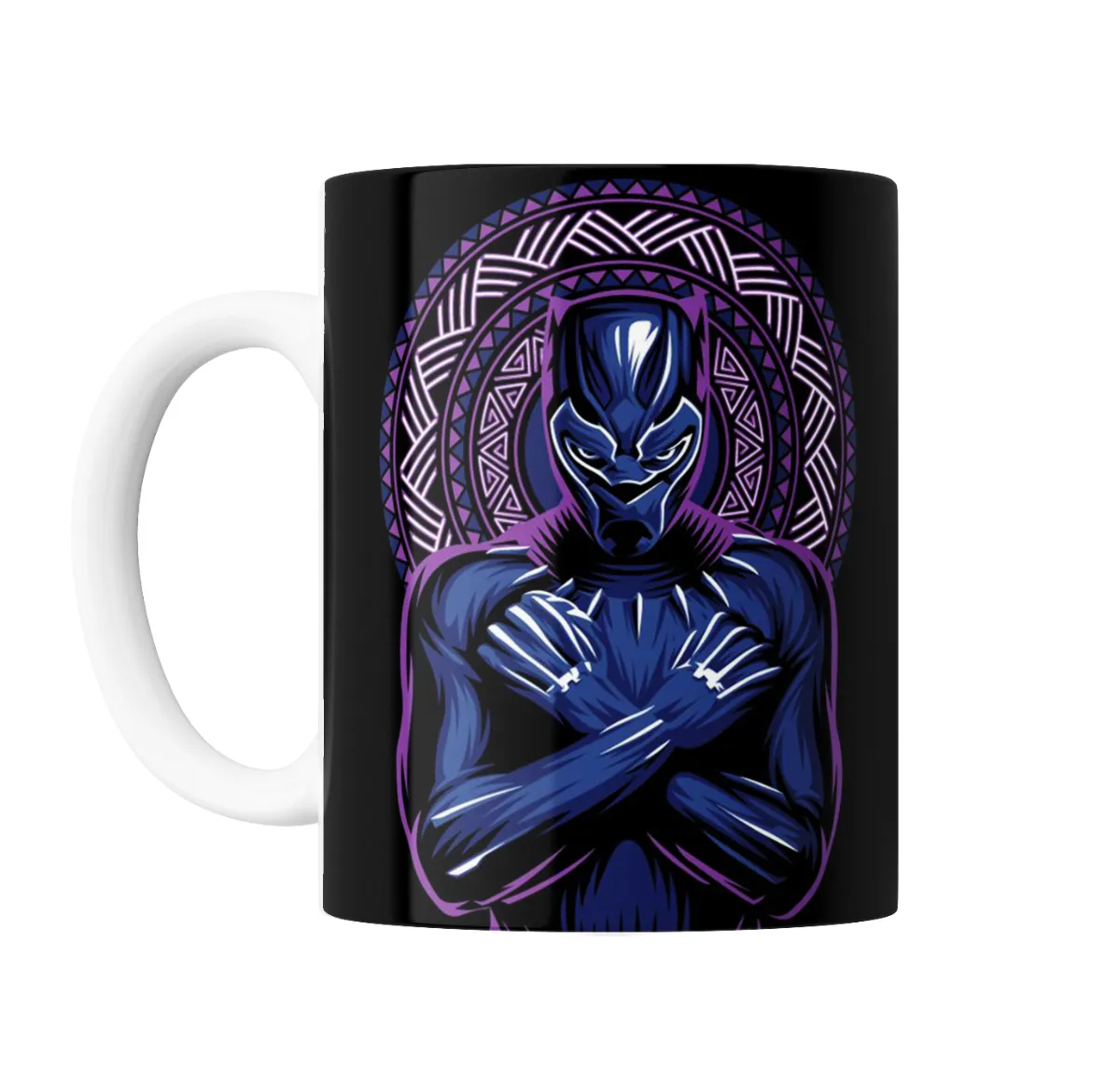 Taza de Cerámica Pantera Negra Wakanda Mandala - vista 2