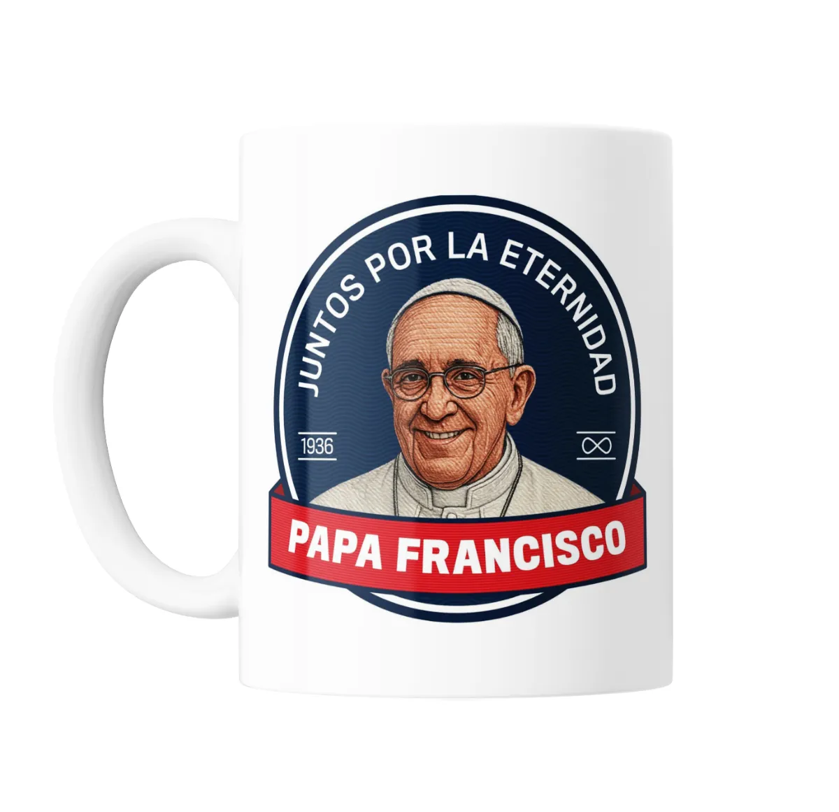 Taza de Cerámica Papa Francisco Juntos por la Eternidad - vista 2