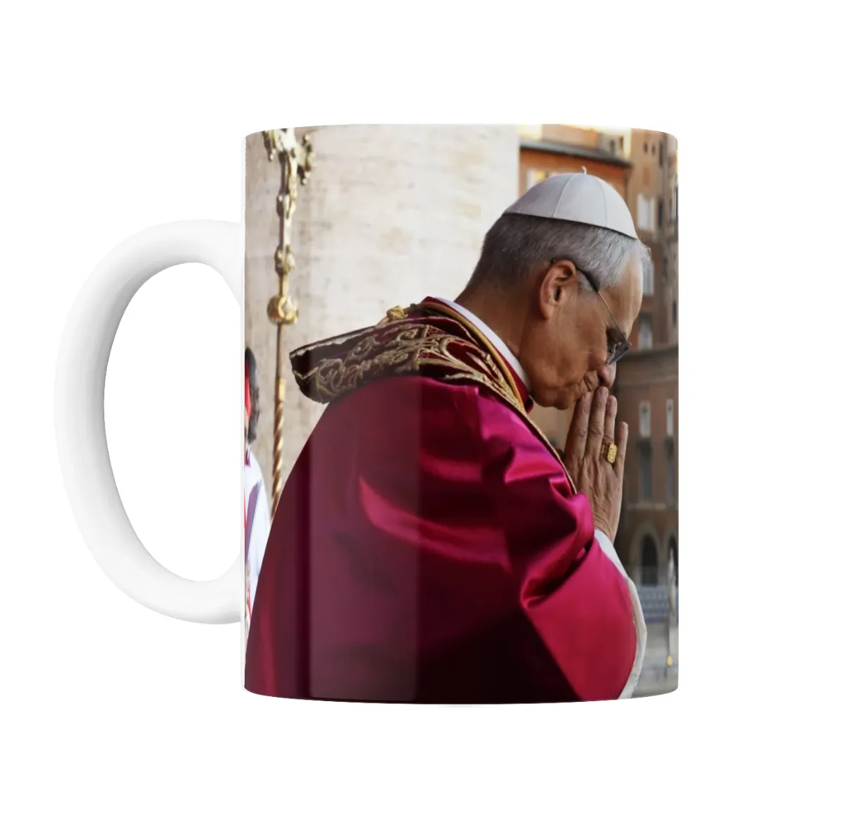 Taza de Cerámica Papa León XIV Oración - vista 2