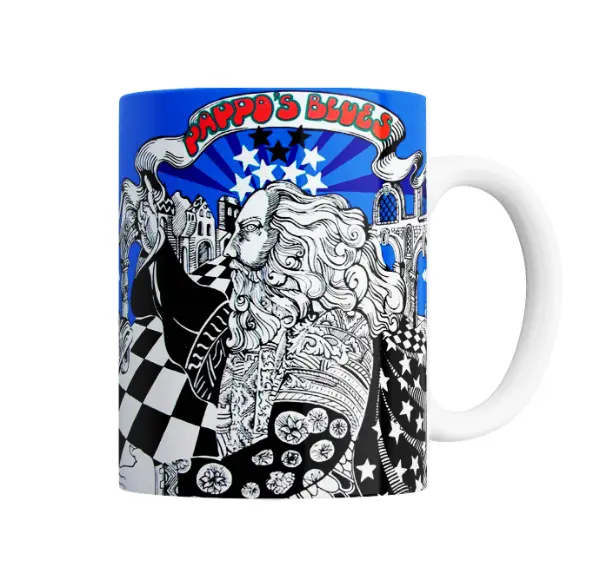 Taza de Cerámica Pappo's Blues Tapa Clásica