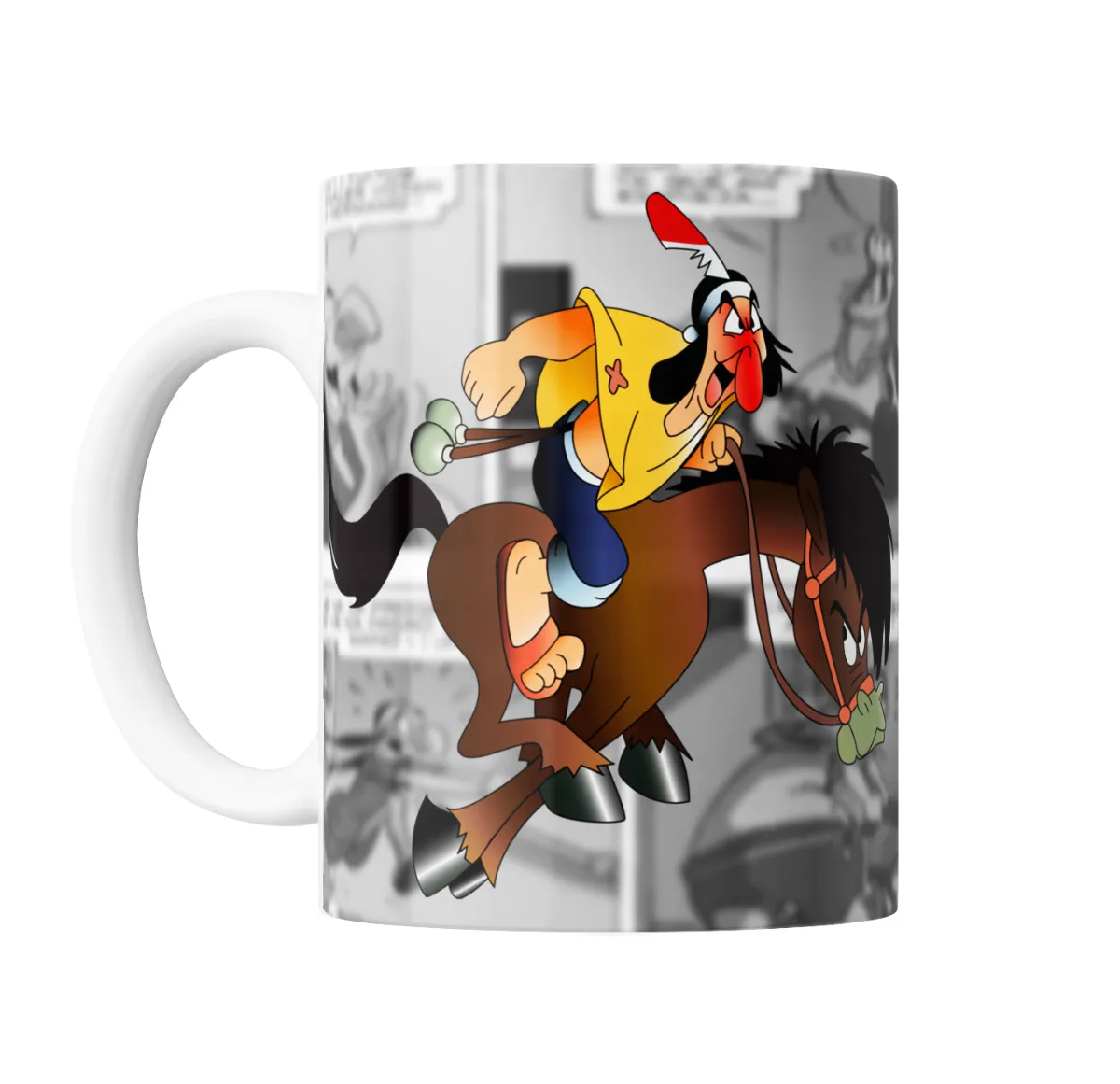 Taza de Cerámica Patoruzu a caballo - vista 2