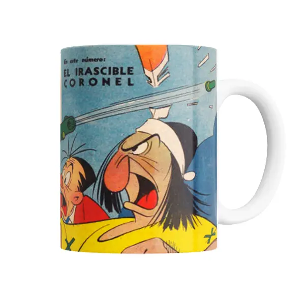 Taza de Cerámica Patoruzu El Irascible Coronel