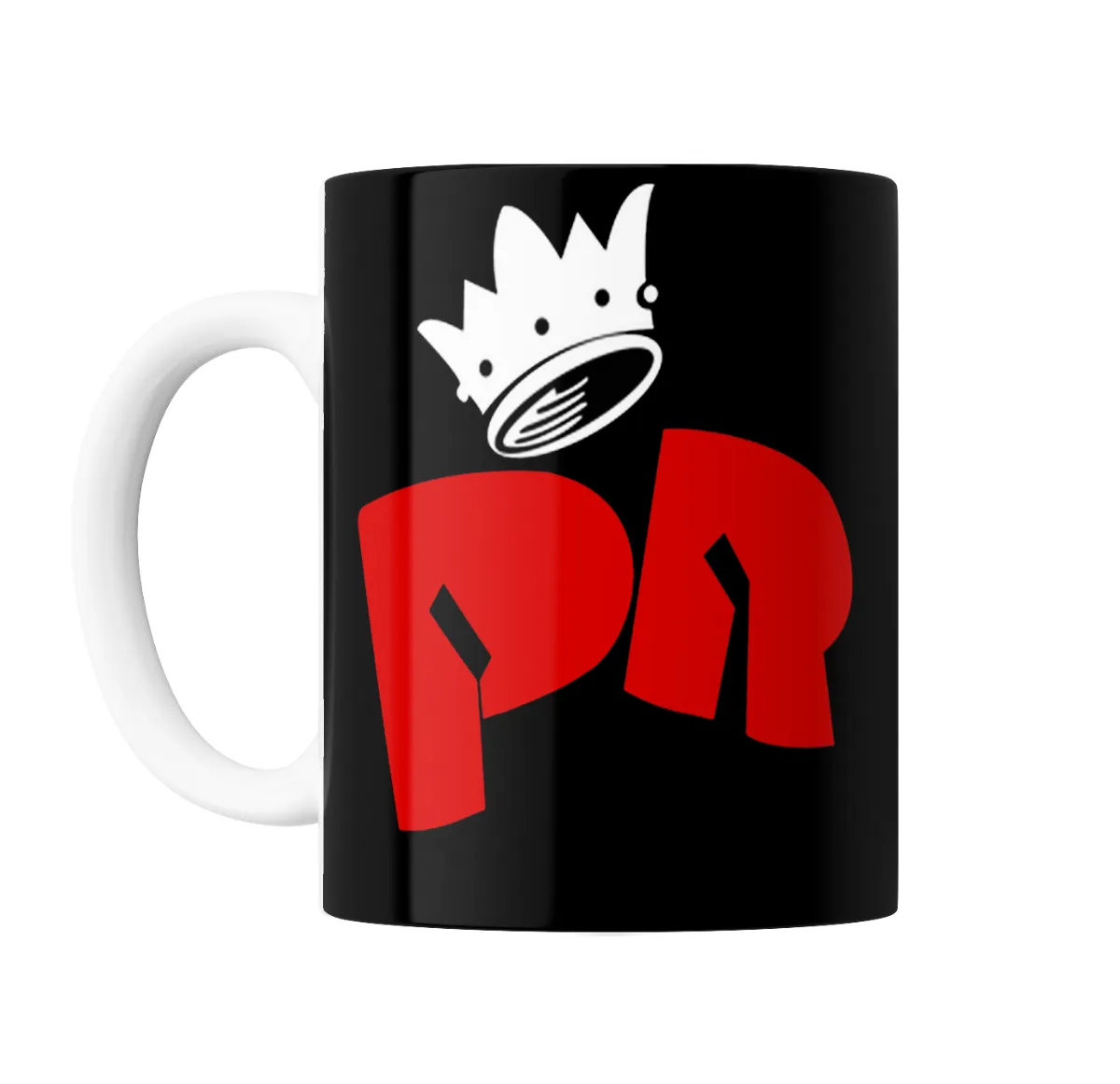 Taza de Cerámica Patricio Rey Logo Corona PR - vista 2