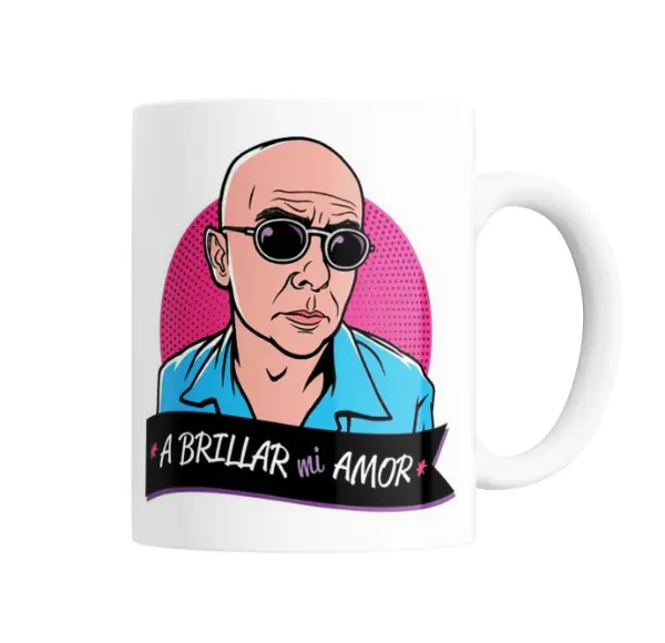 Taza de Cerámica Patricio Rey A Brillar Mi Amor