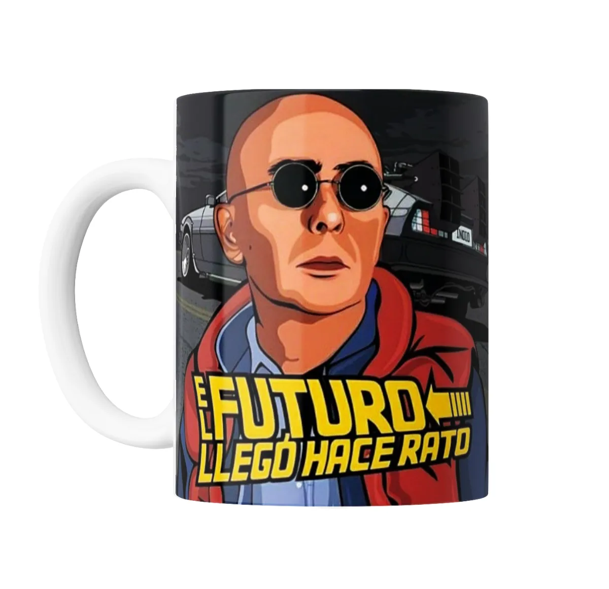 Taza de Cerámica Patricio Rey El futuro llegó hace rato - vista 2