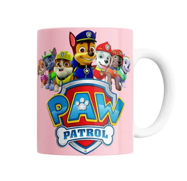 Taza de Cerámica Paw Patrol Chase Skye Marshall Rocky Rubble