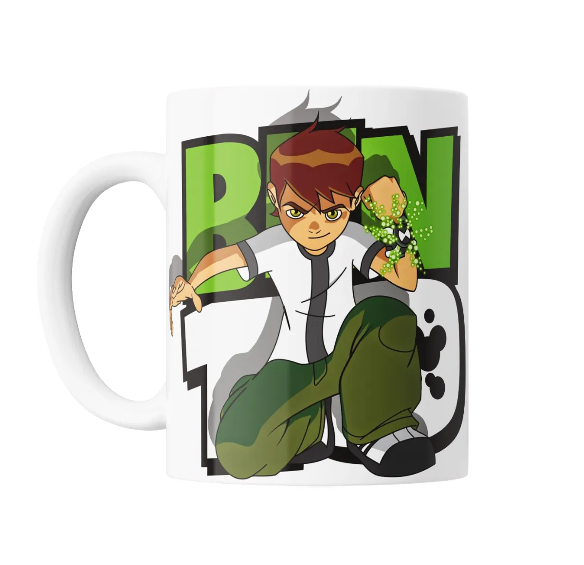 Taza de Cerámica Ben 10 Ben Tennyson Omnitrix - vista 2